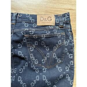D&G Vintage Mid-Length Denim Skirt